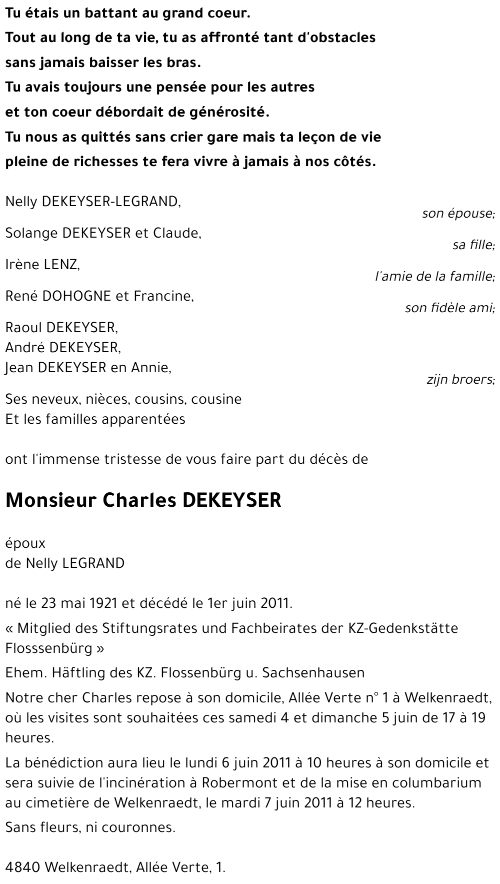 Charles DEKEYSER