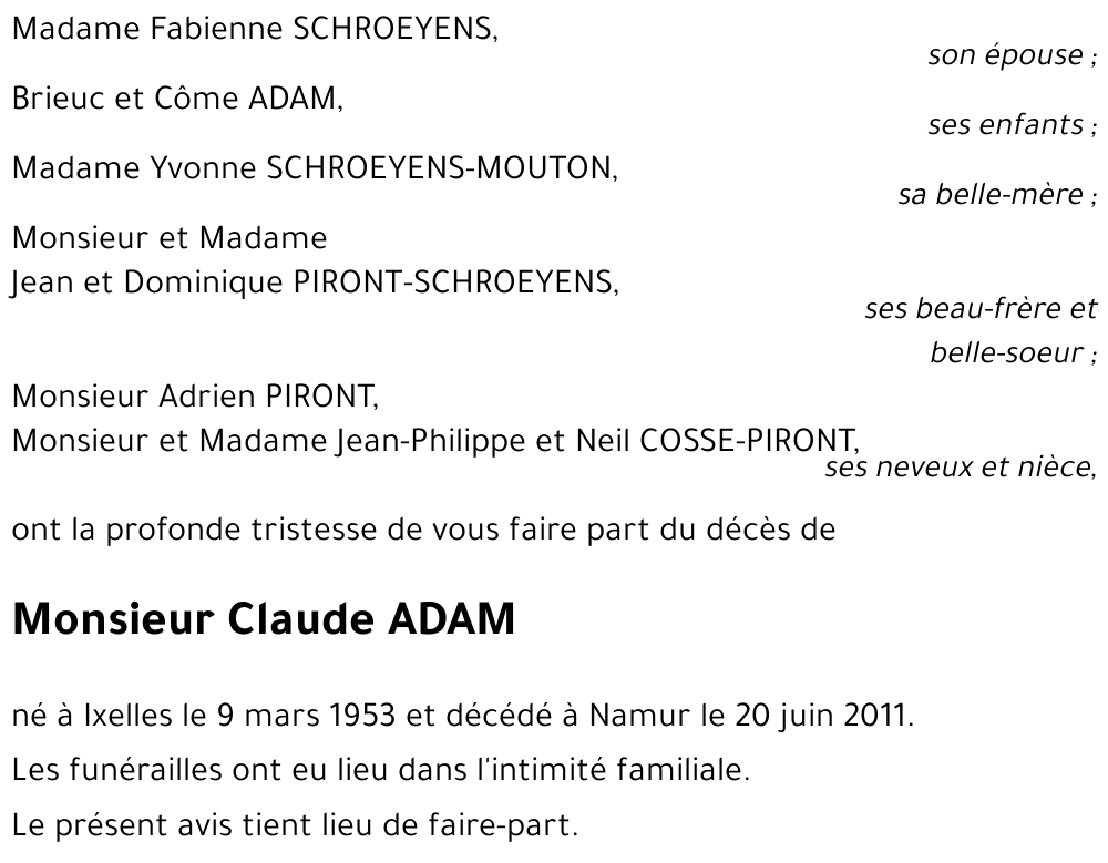 Claude ADAM