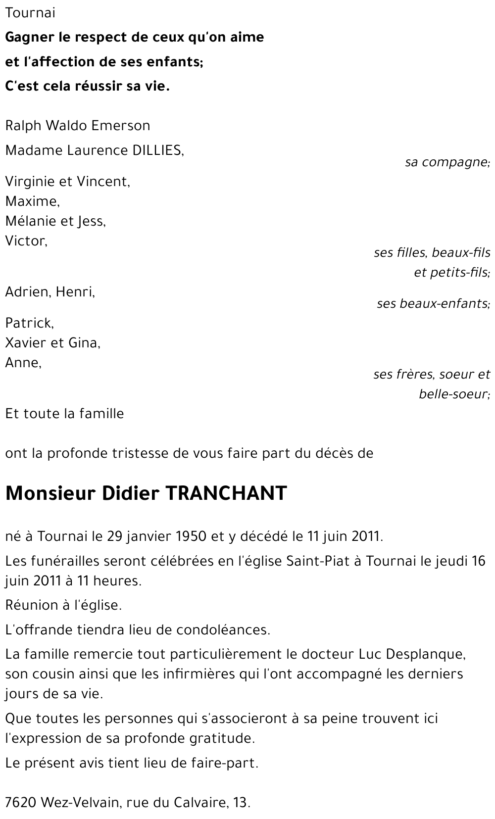 Didier TRANCHANT