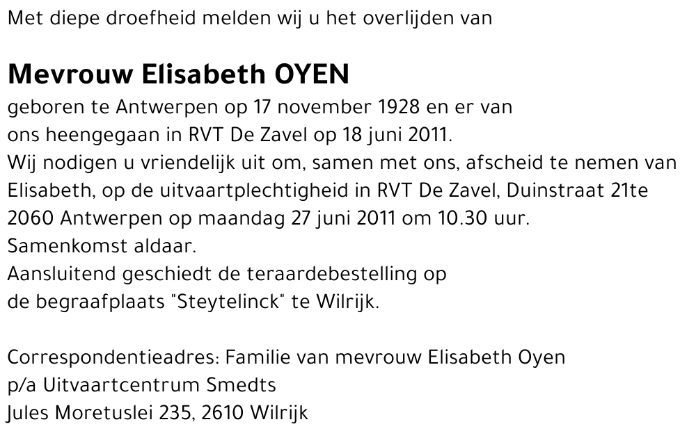 Elisabeth OYEN