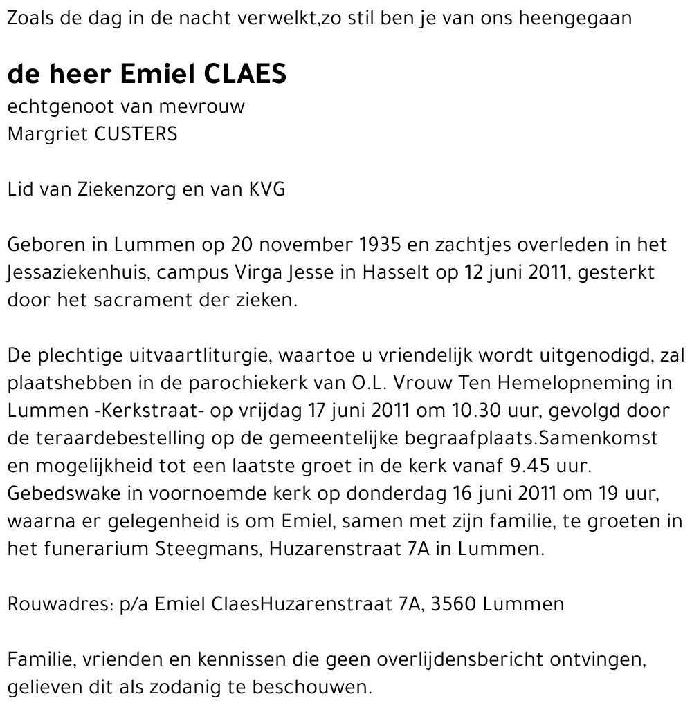 Emiel Claes
