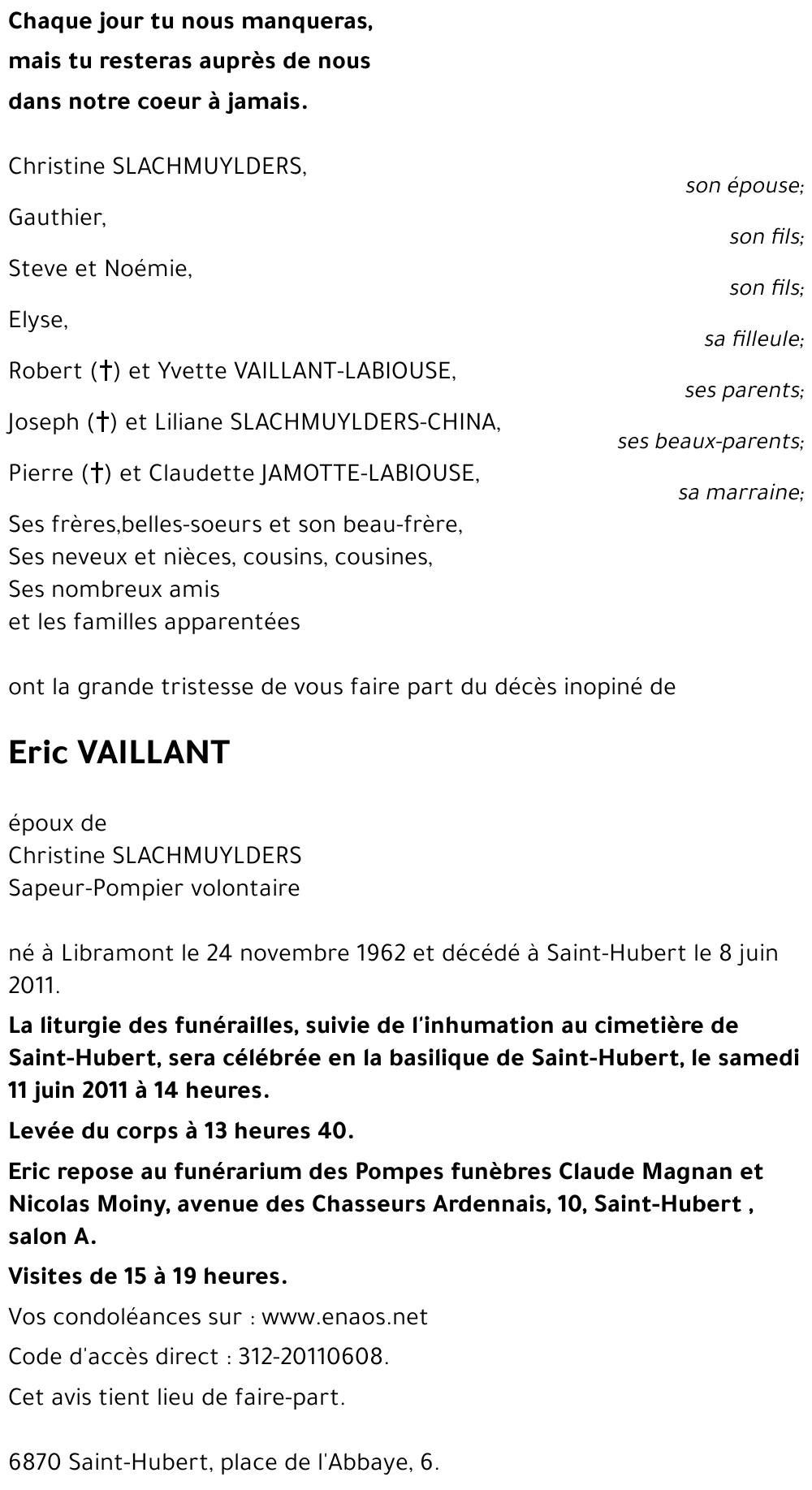 Eric VAILLANT