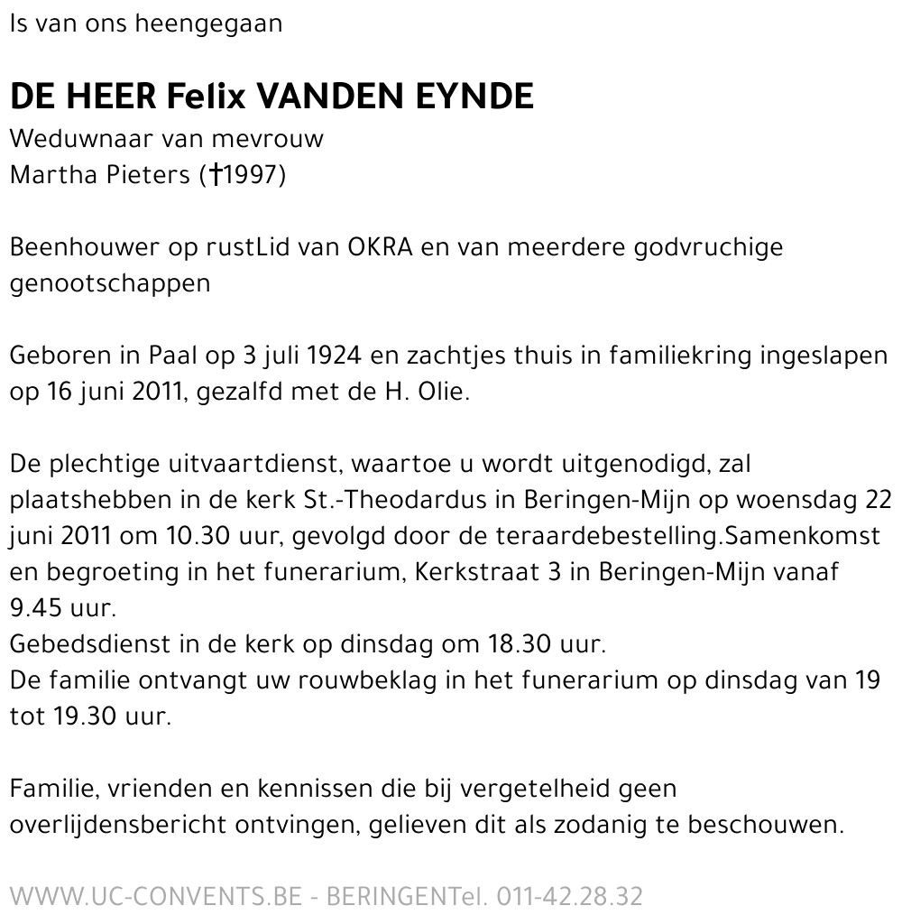 Felix Vanden Eynde