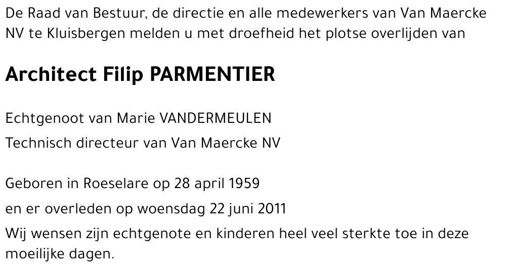 Filip PARMENTIER