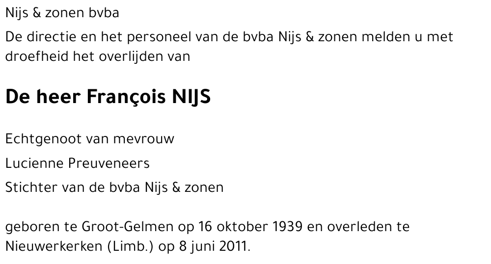 François NIJS