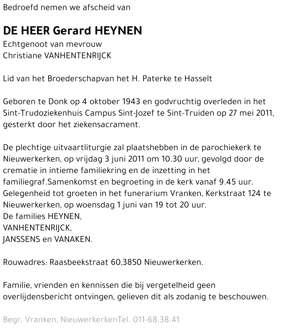 Gerard Heynen