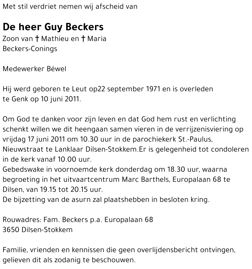 Guy Beckers