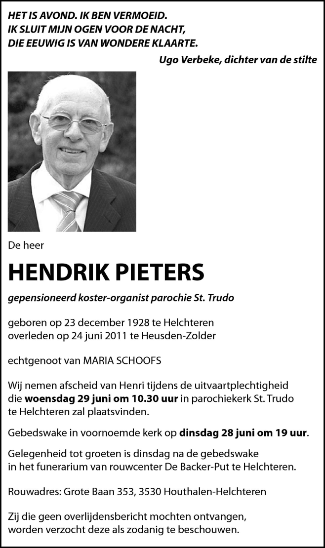 Hendrik PIETERS