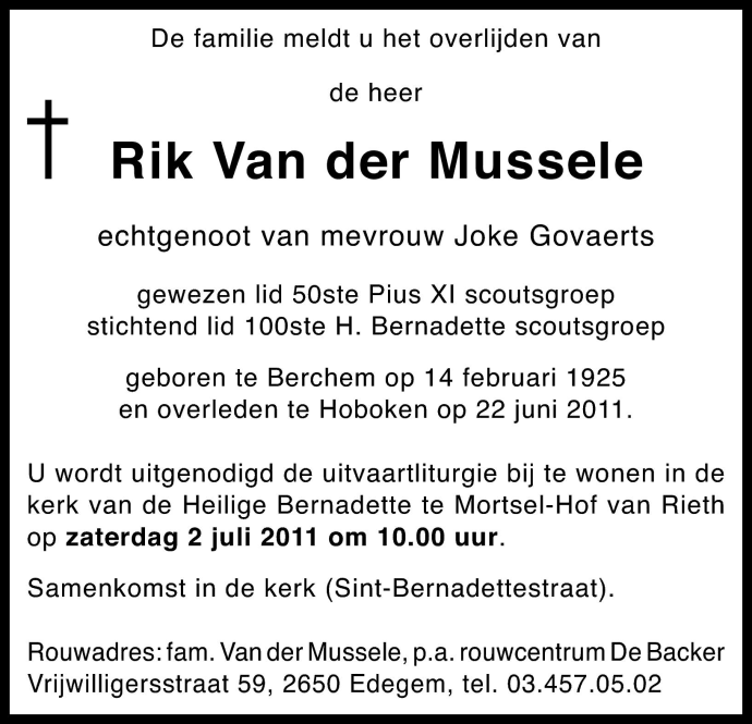 Henri Van der Mussele