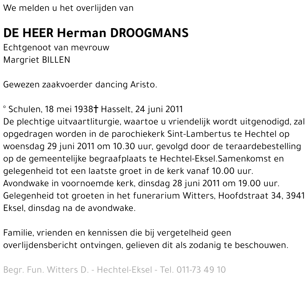 Herman Droogmans