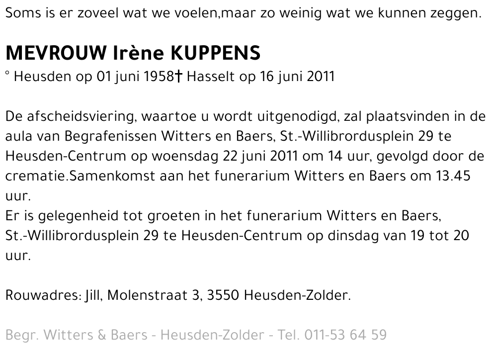 Irène Kuppens