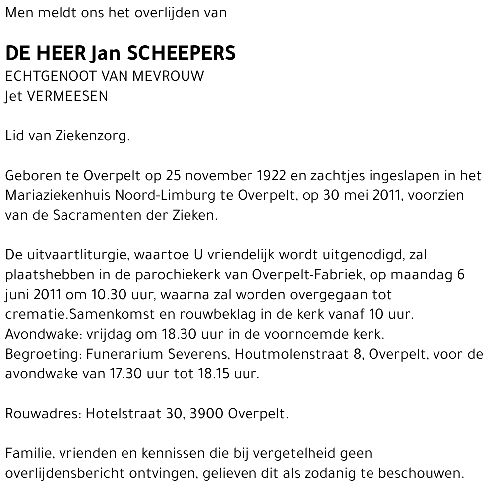 Jan Scheepers