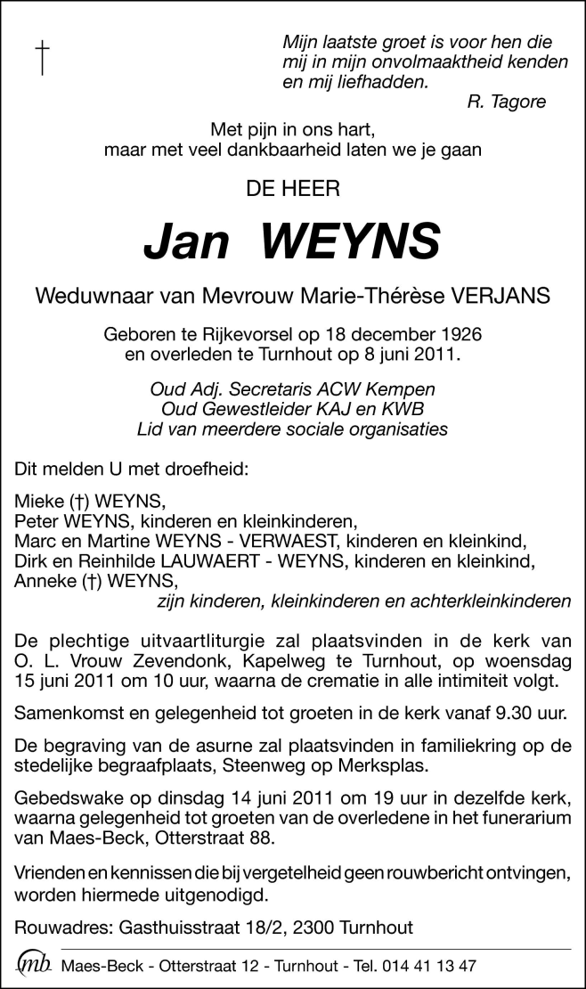 Jan Weyns