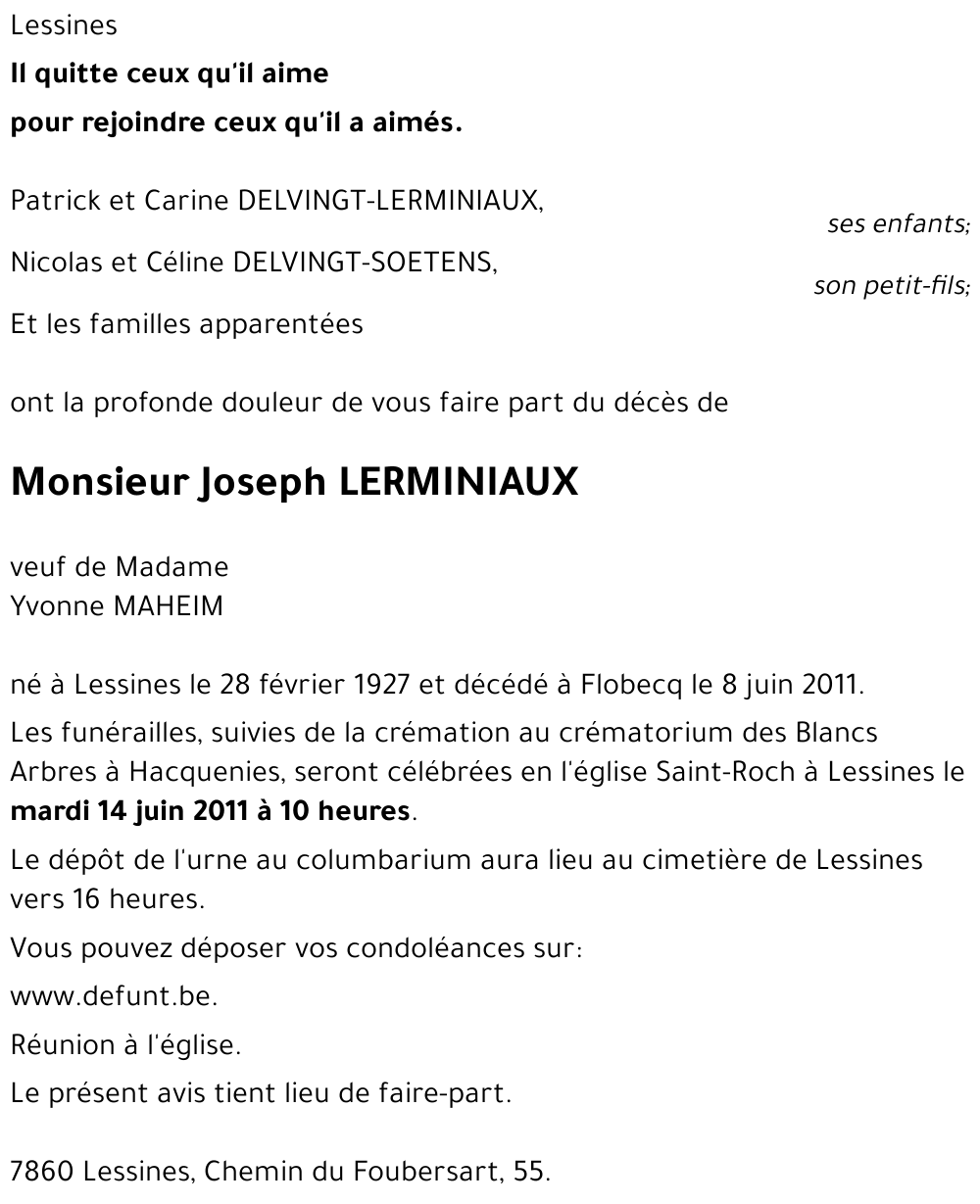 Joseph LERMINIAUX
