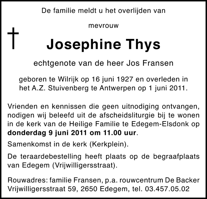 Josephina Thys