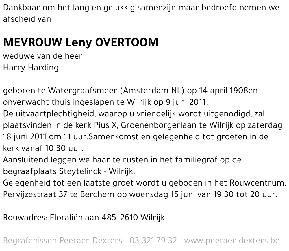 Leny Overtoom