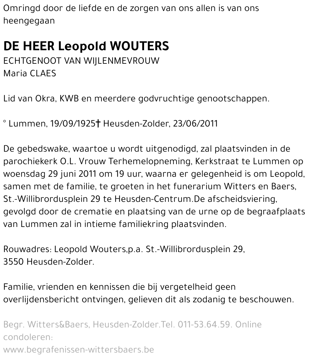 Leopold Wouters