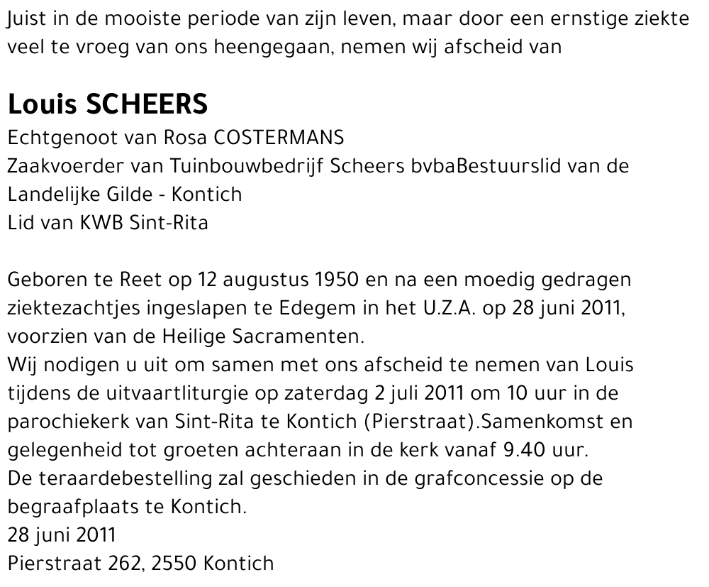 Louis Scheers