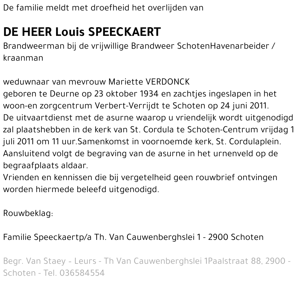 Louis Speeckaert