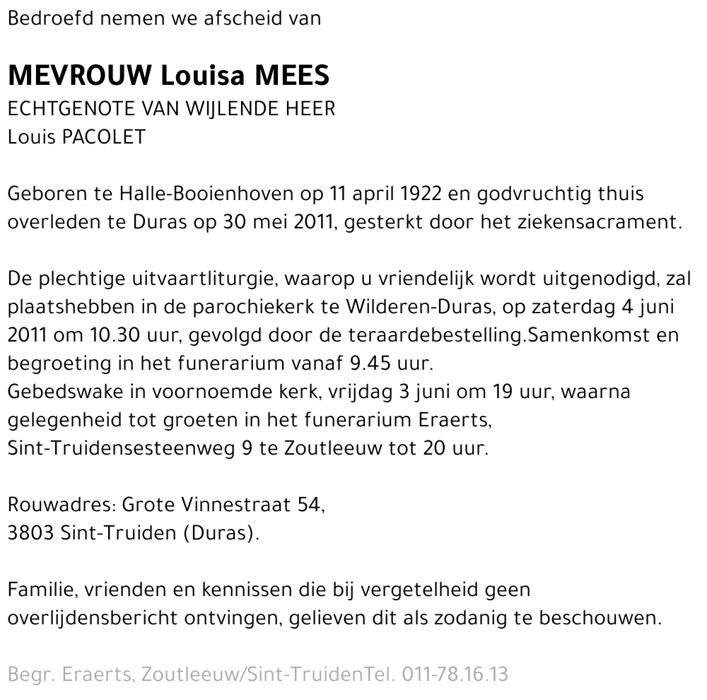 Louisa Mees