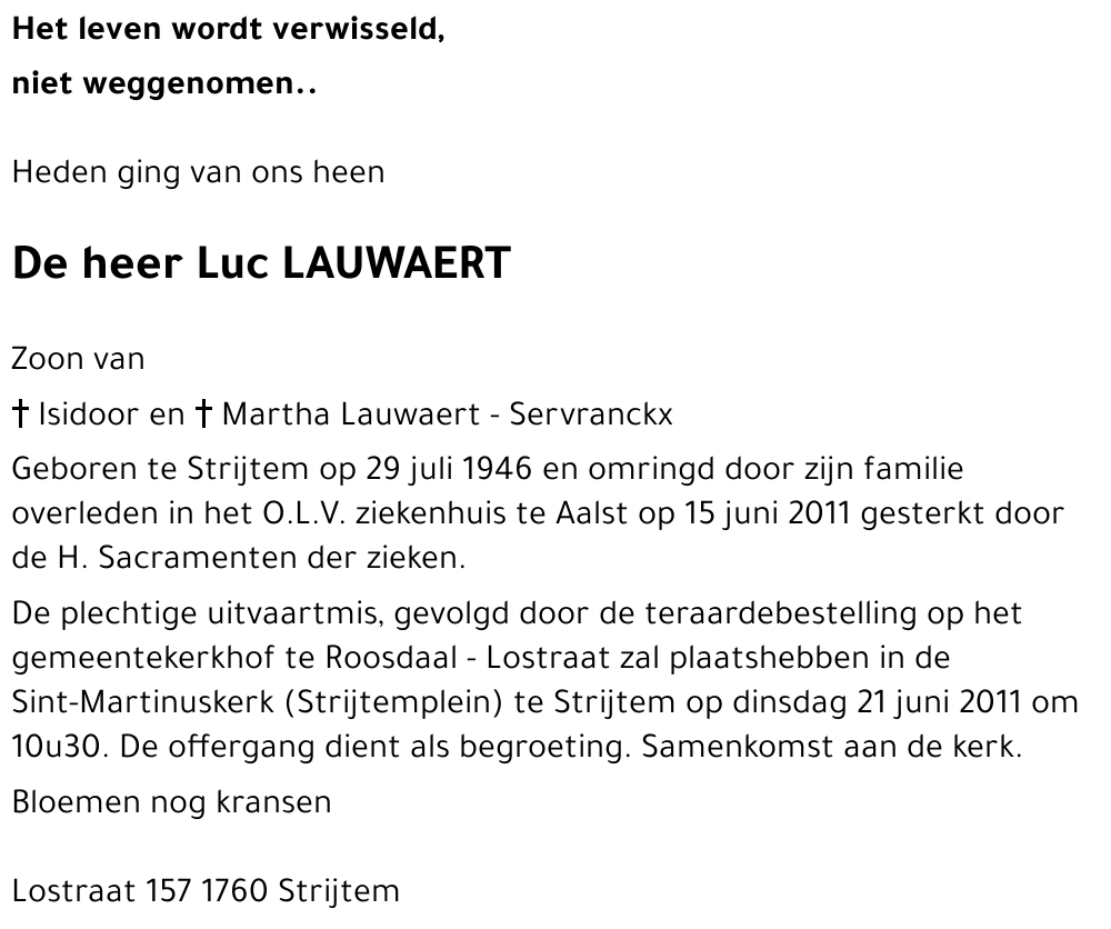 Luc LAUWAERT