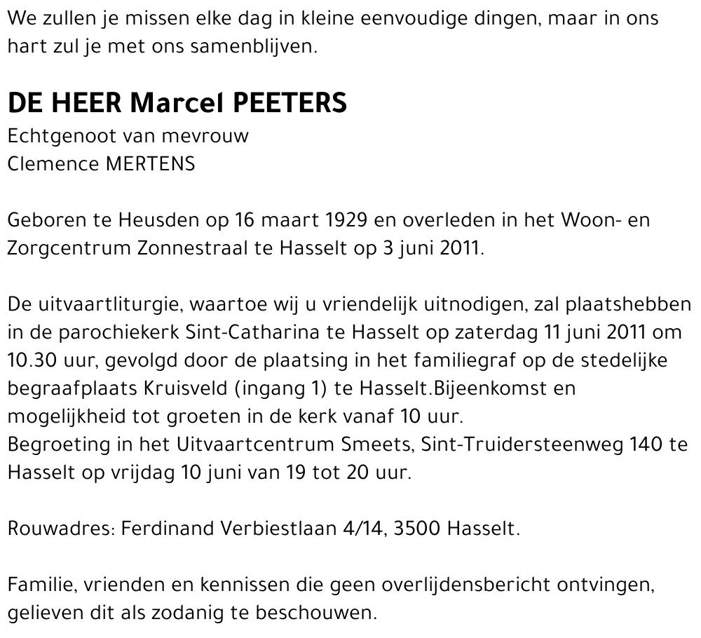 Marcel Peeters
