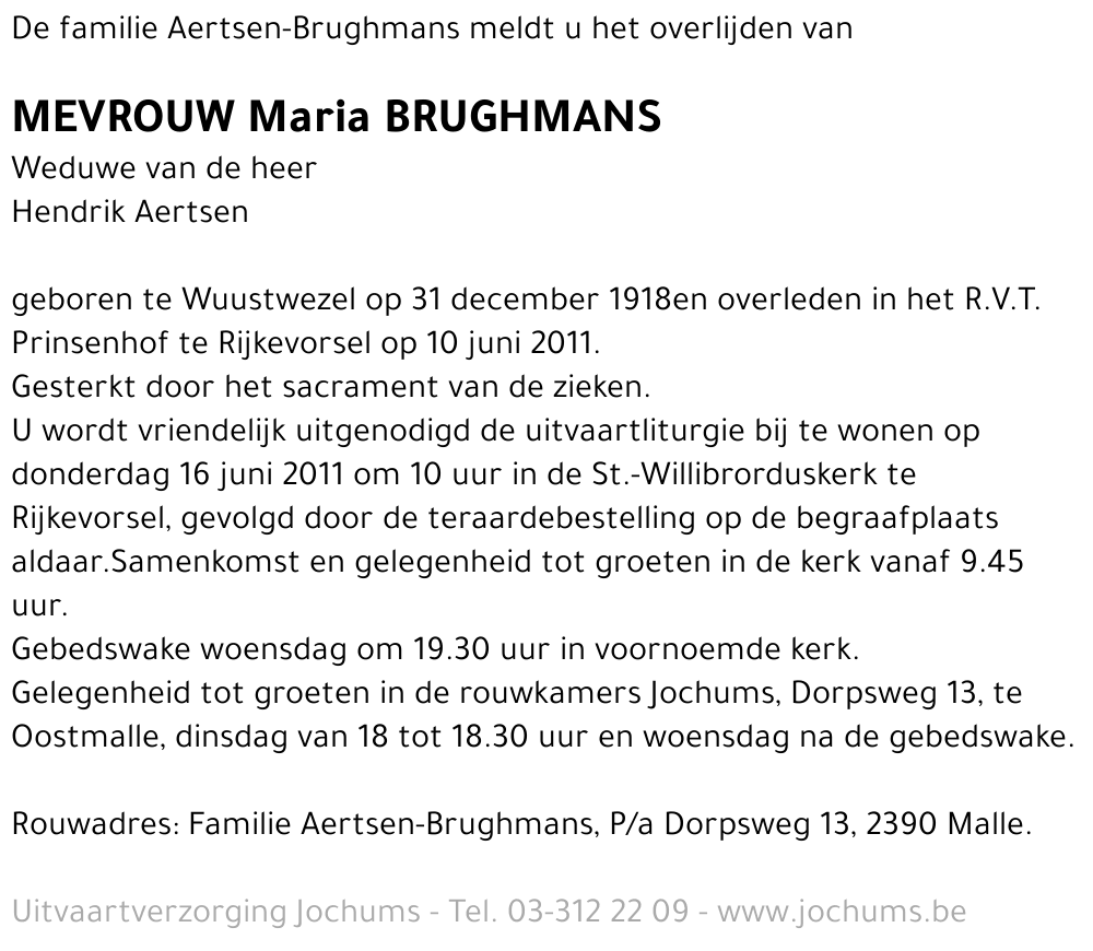 Maria Brughmans