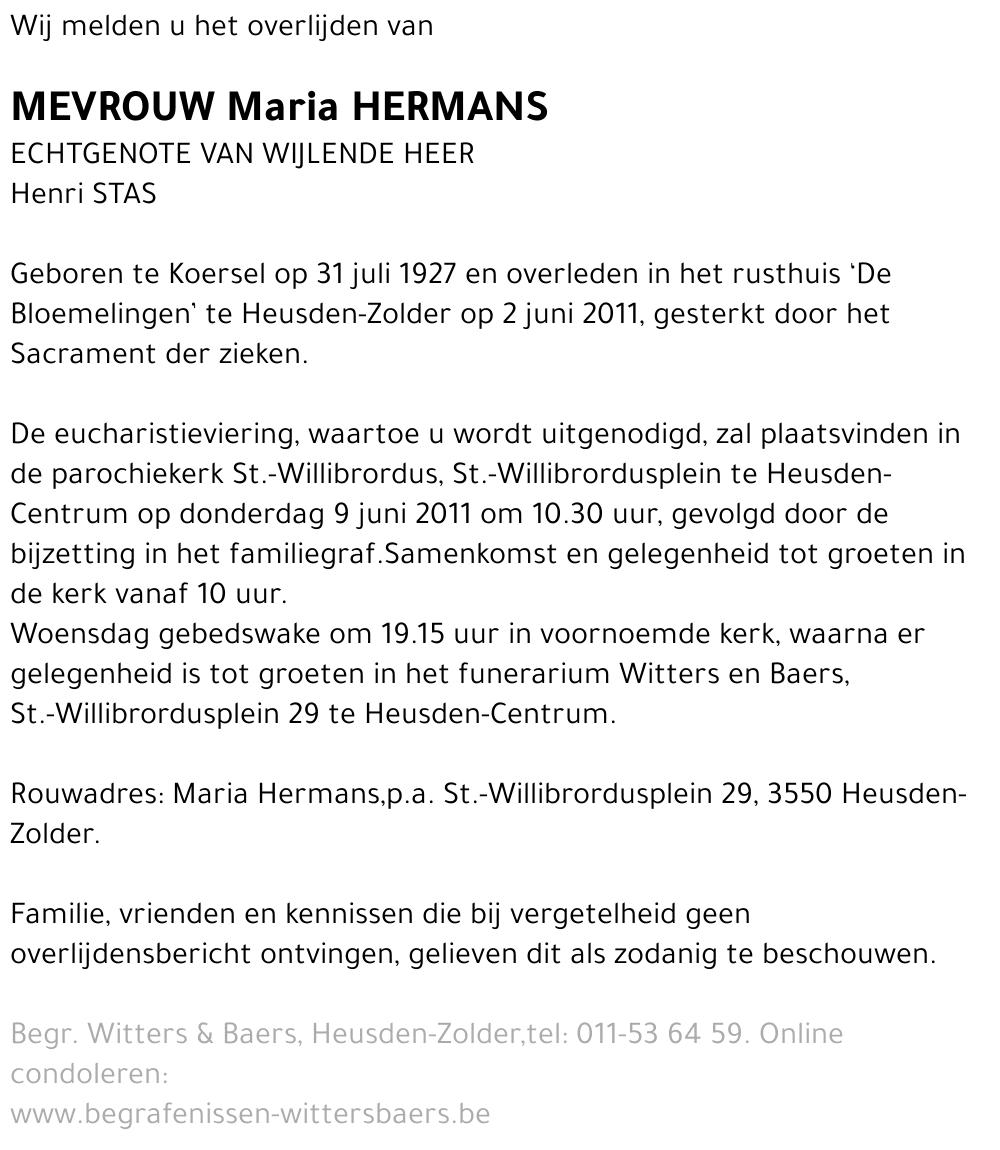 Maria Hermans
