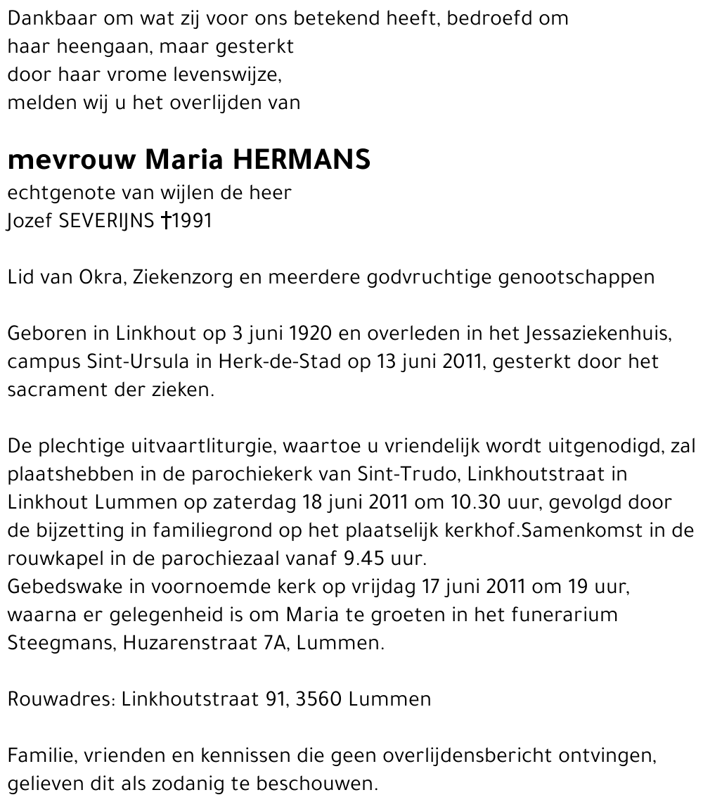 Maria Hermans