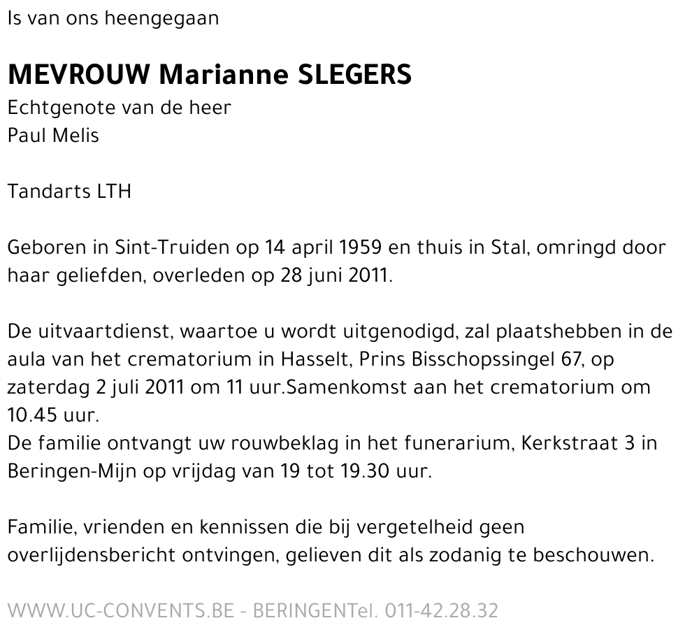 Marianne Slegers