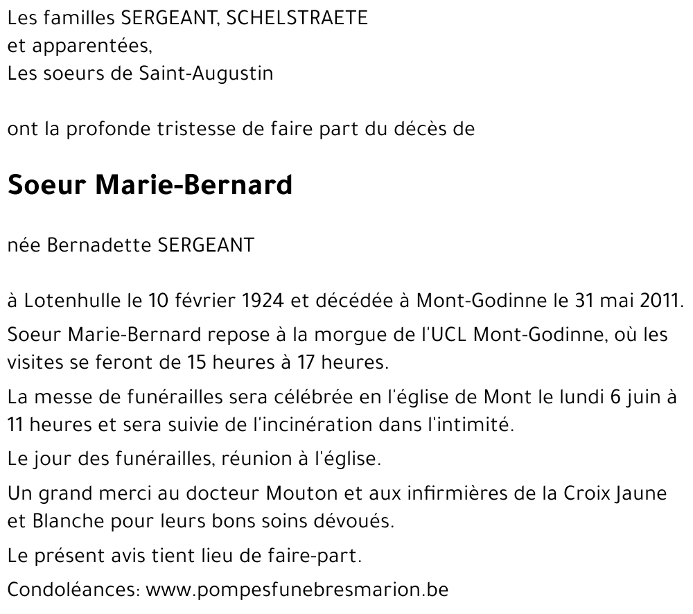 Marie-Bernard -