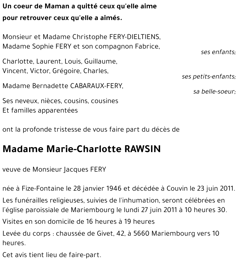 Marie-Charlotte Rawsin