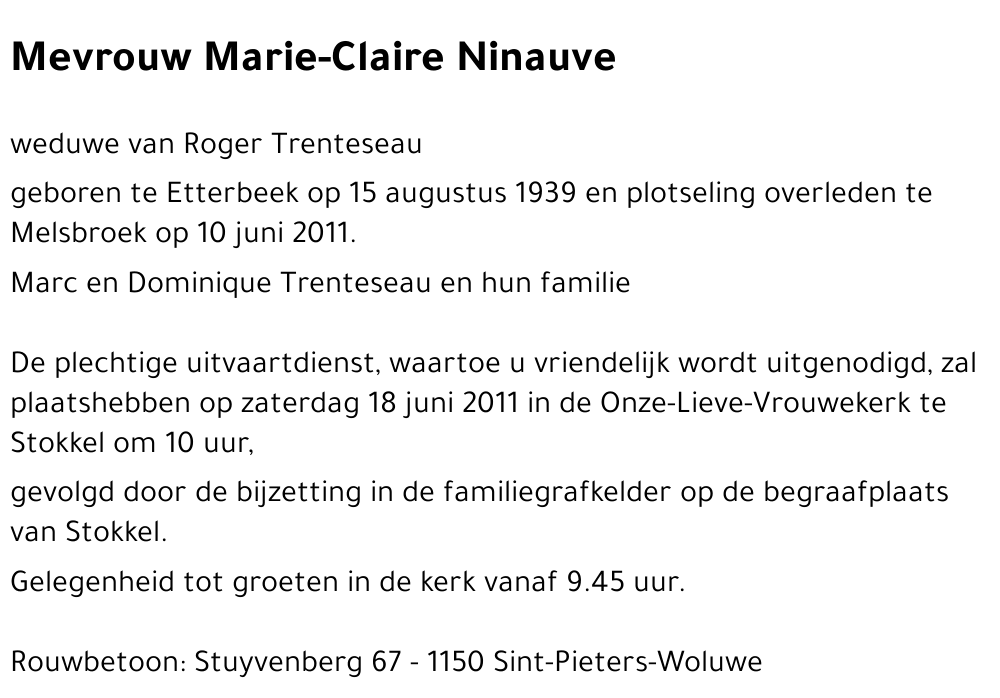 Marie-Claire Ninauve