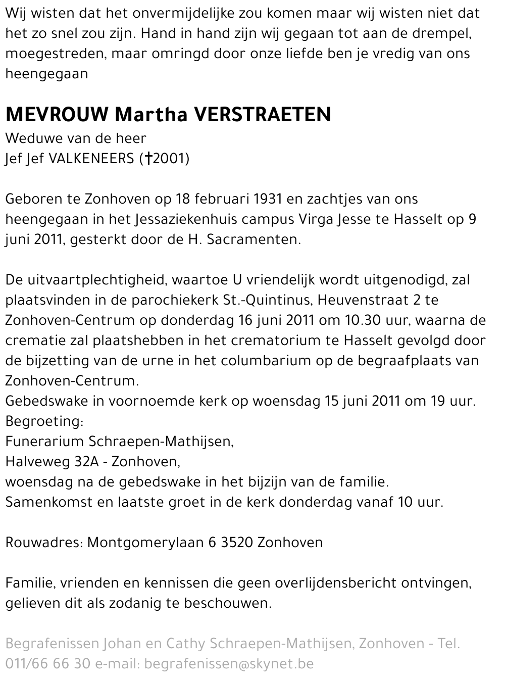 Martha Verstraeten
