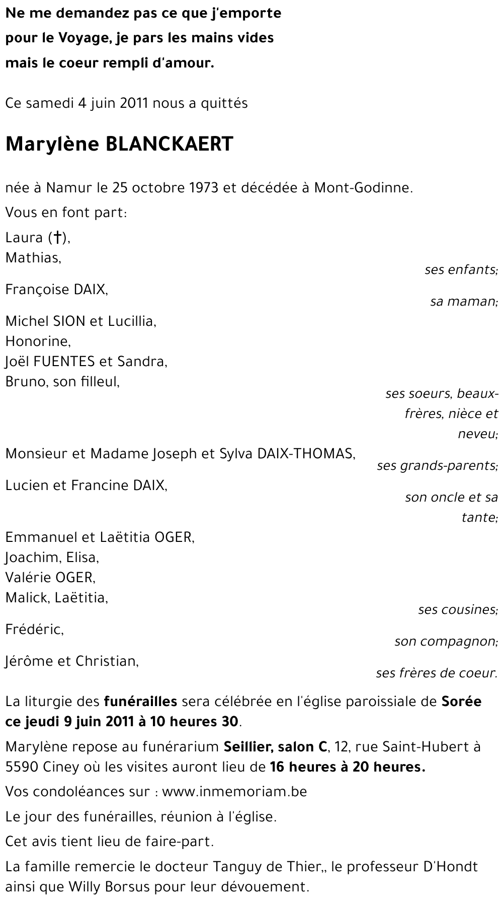 Marylène BLANCKAERT