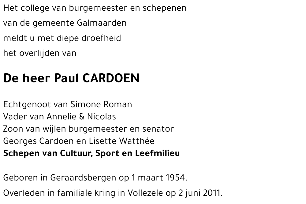 Paul CARDOEN