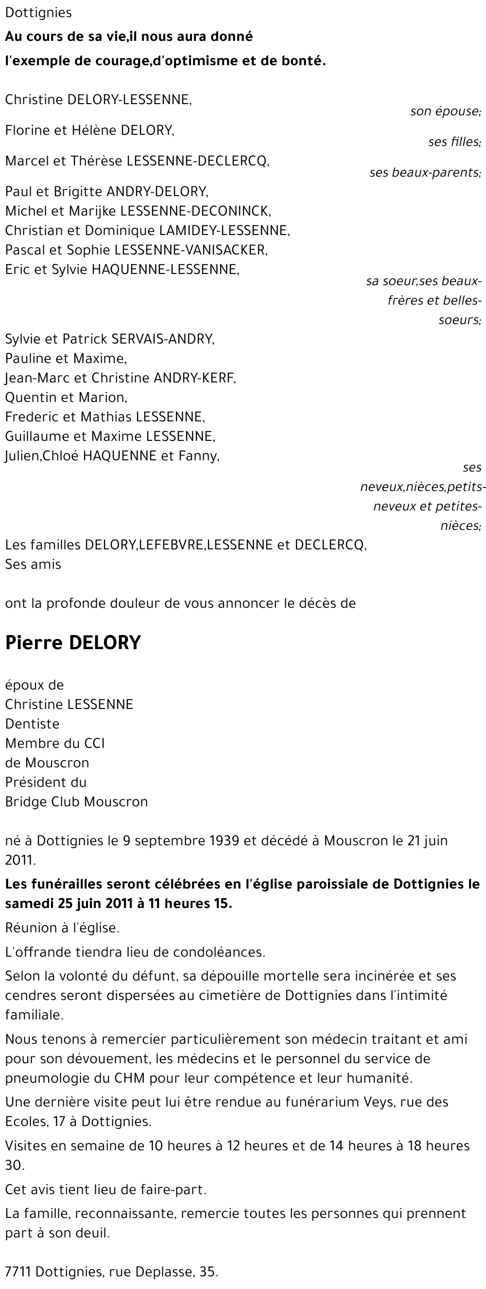 Pierre DELORY