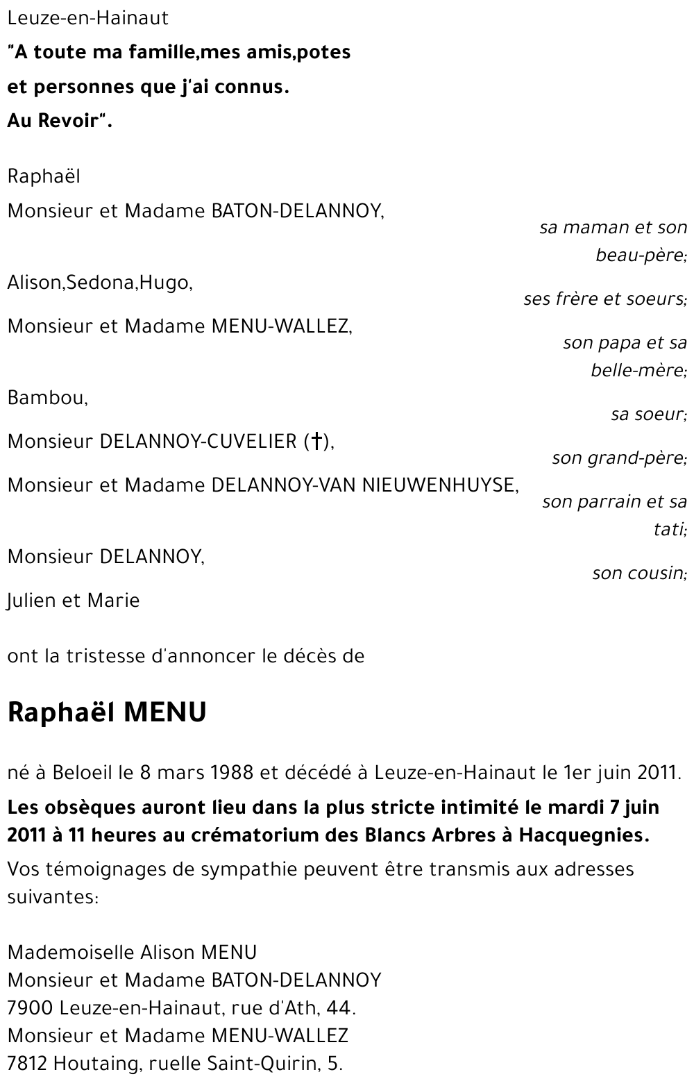 Raphaël Menu