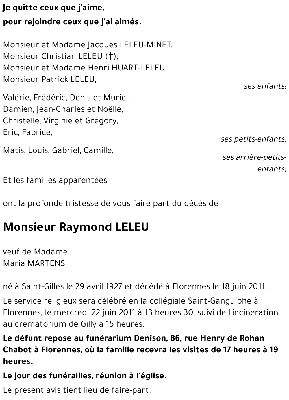 Raymond LELEU