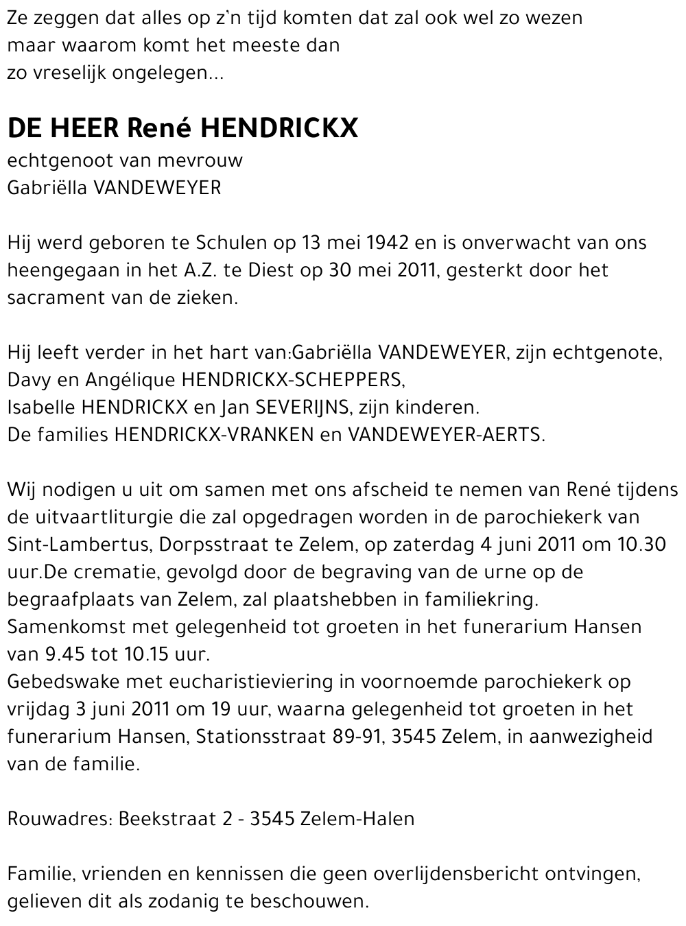 René HENDRICKX