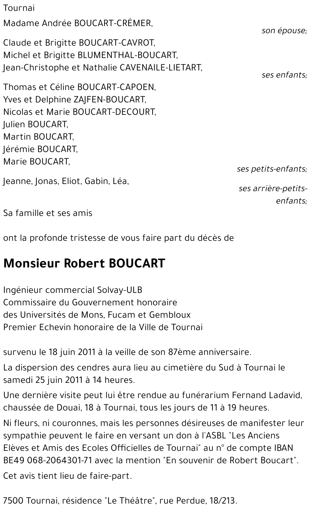 Robert BOUCART