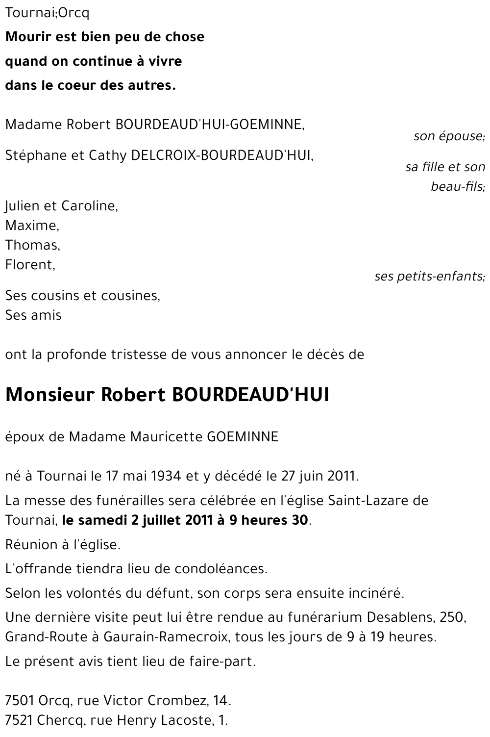 Robert BOURDEAUD'HUI