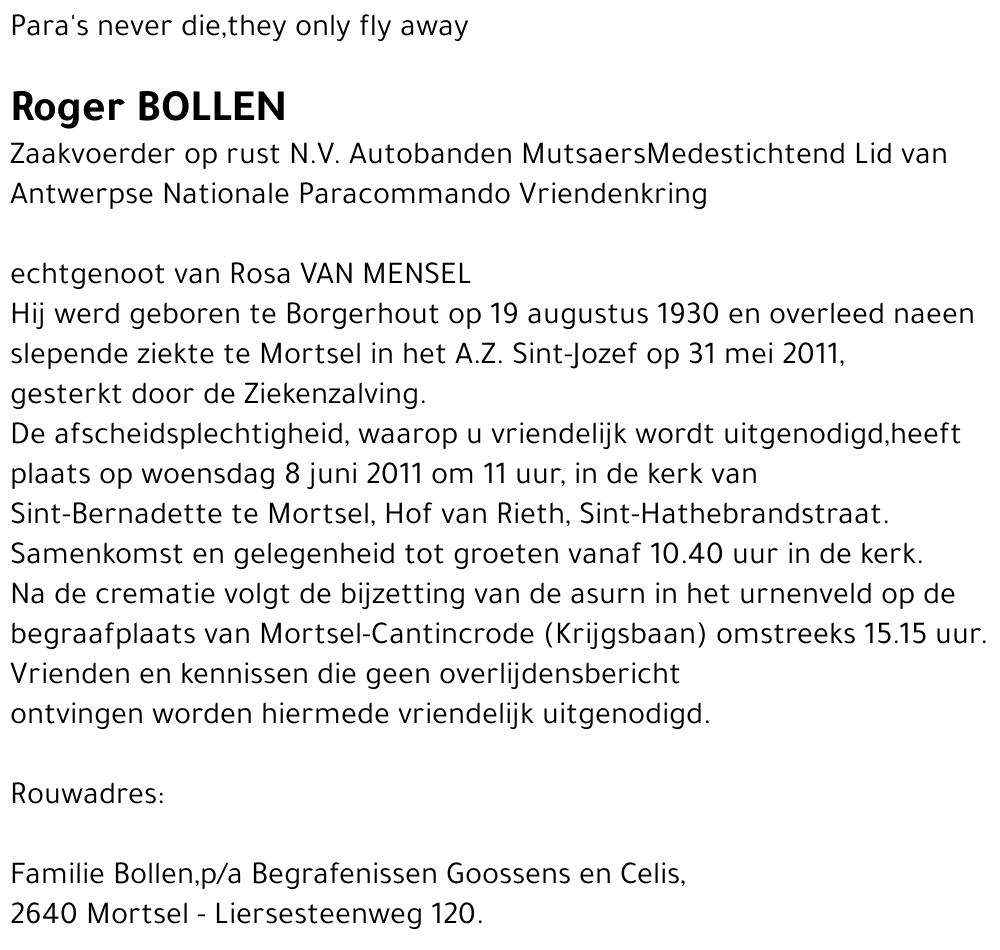 Roger Bollen