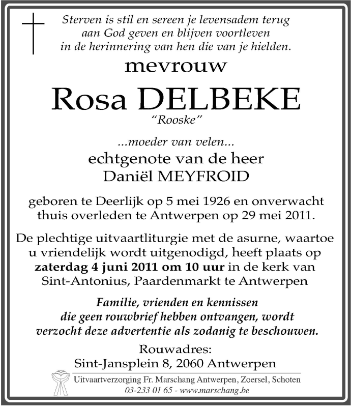 Rosa Delbeke