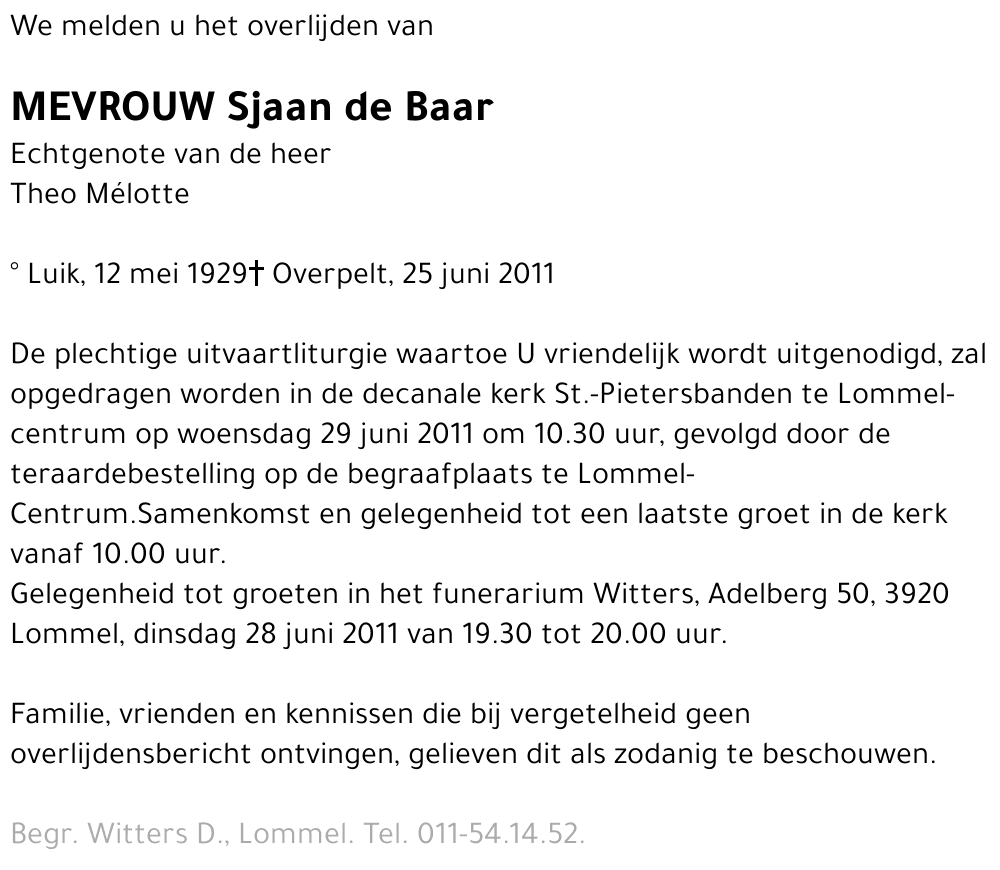 Sjaan de Baar