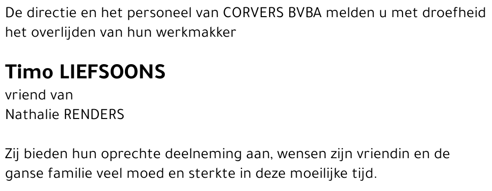 Timo LIEFSOONS