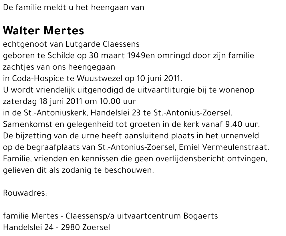 Walter Mertes