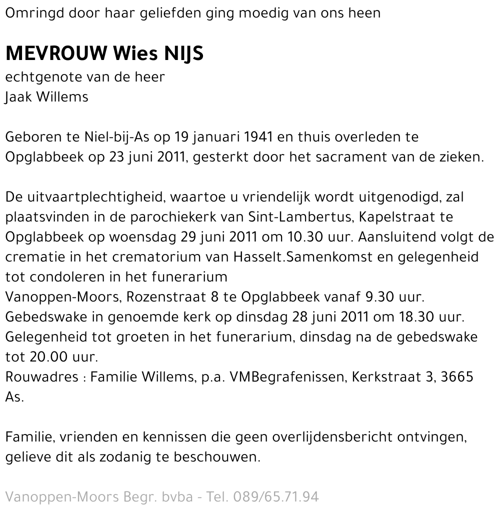 Wies Nijs