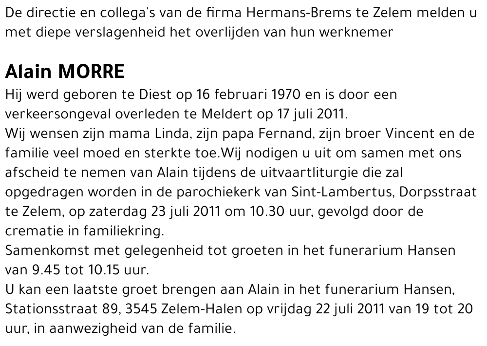 Alain MORRE