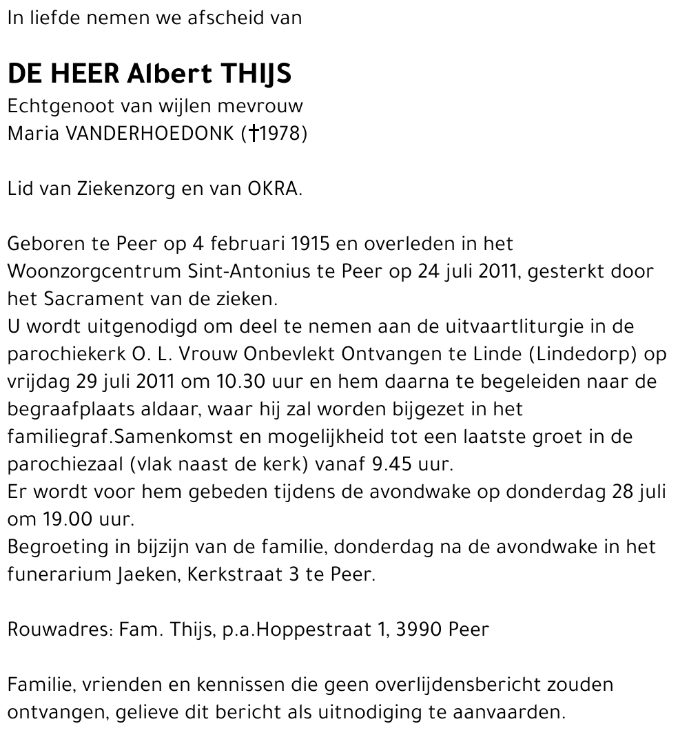 Albert Thijs
